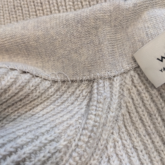 Wilfred Vartan 100% Wool Long Open Front Cardigan XS Light Grey - Picture 12 of 13